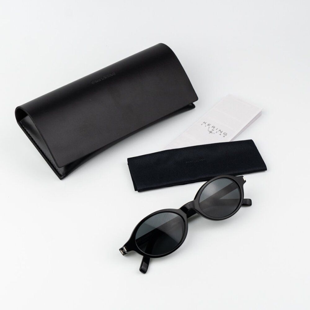 Saint Laurent Women Sunglasses Black Oval SL751 JEANNE 001 BRAND NEW - Picture 15 of 17